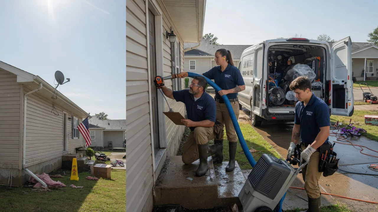Ceiling Water Damage Restoration in Williamsfield, IL near me